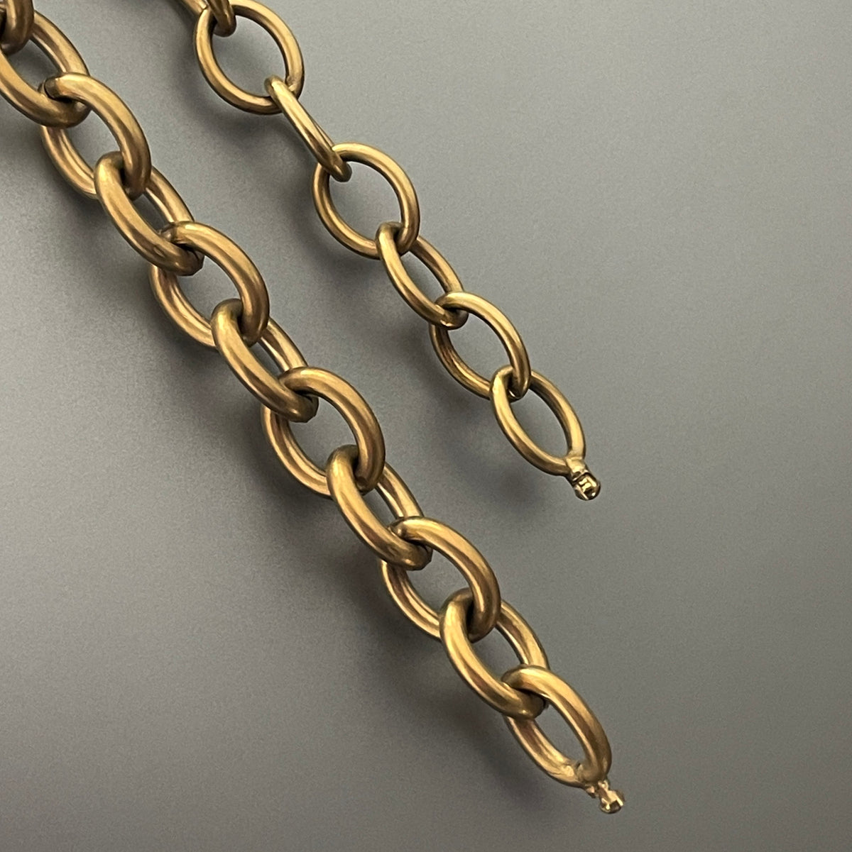 10mm Matte Gold Anchor Chain For Vario System, 19.75"