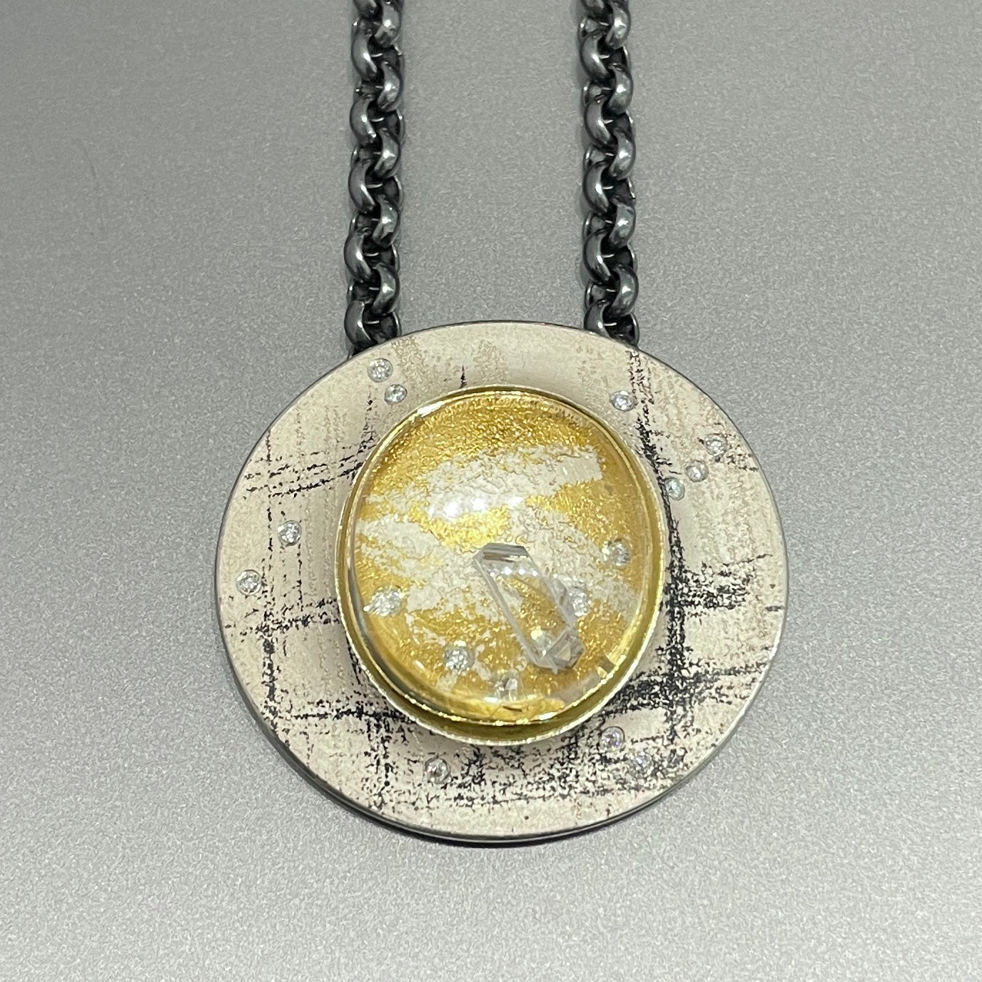 Rock Crystal Vario Clasp and Pendant by Atelier Zobel