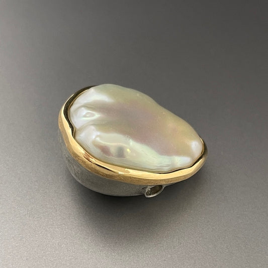 Freshwater Pearl, 18K gold & Stainless Steel Vario Clasp