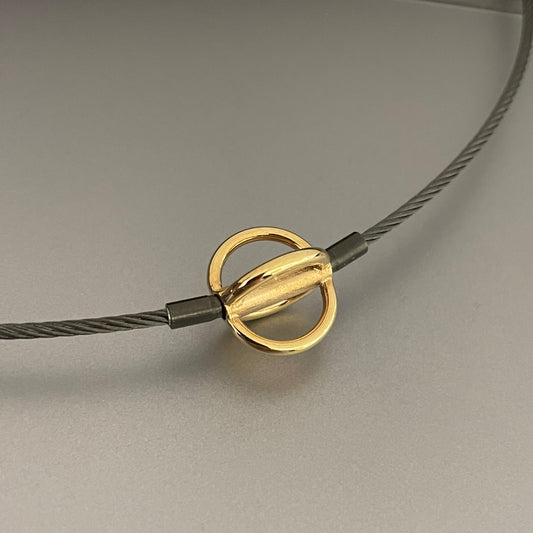 Polished Gold Cage Vario Clasp (11.5mm)