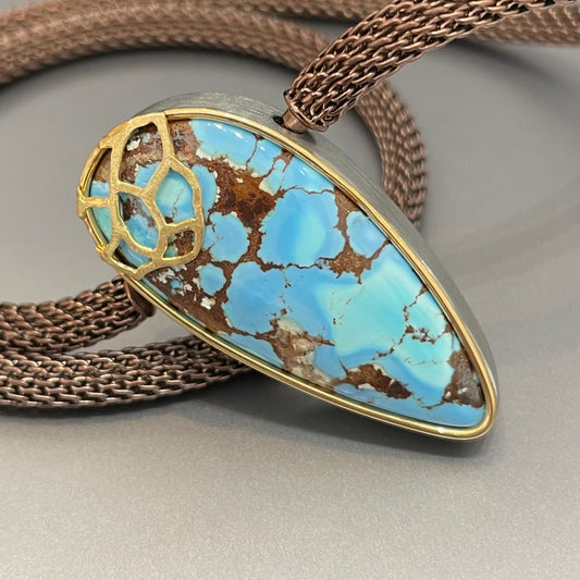 Turquoise with Matrix Vario Clasp
