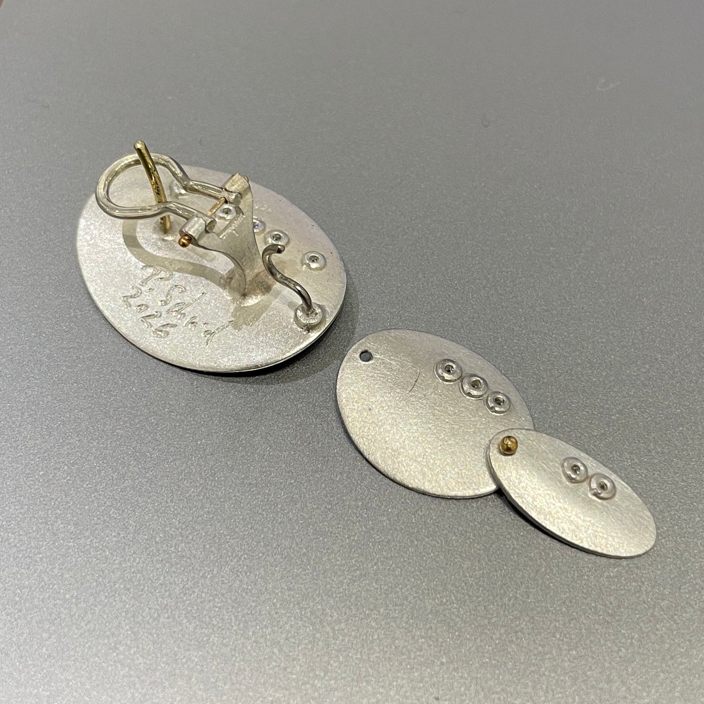 Abstract Articulated Drop Earrings by Atelier Zobel
