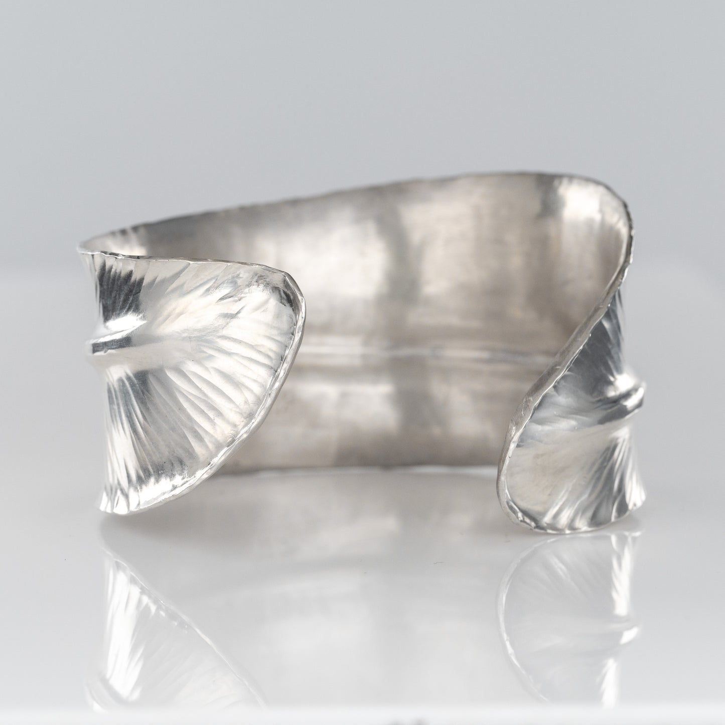 Sterling Silver Feather Cuff