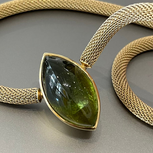 5mm Gold Mesh Neck Cord for Vario System, 16"