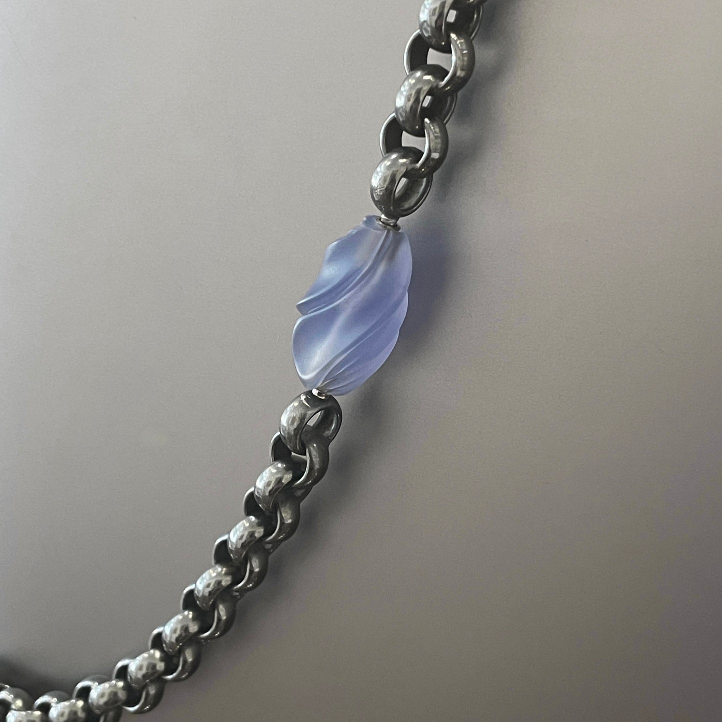Carved Chalcedony Vario Clasp