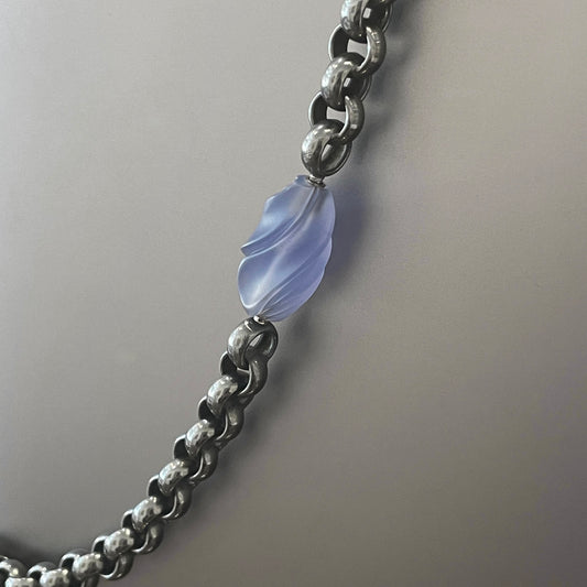 Carved Chalcedony Vario Clasp
