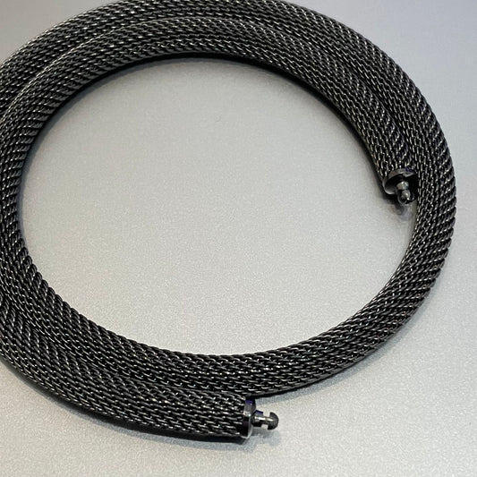 6mm Anthracite Mesh Neck Cord for Vario System, 17.25"