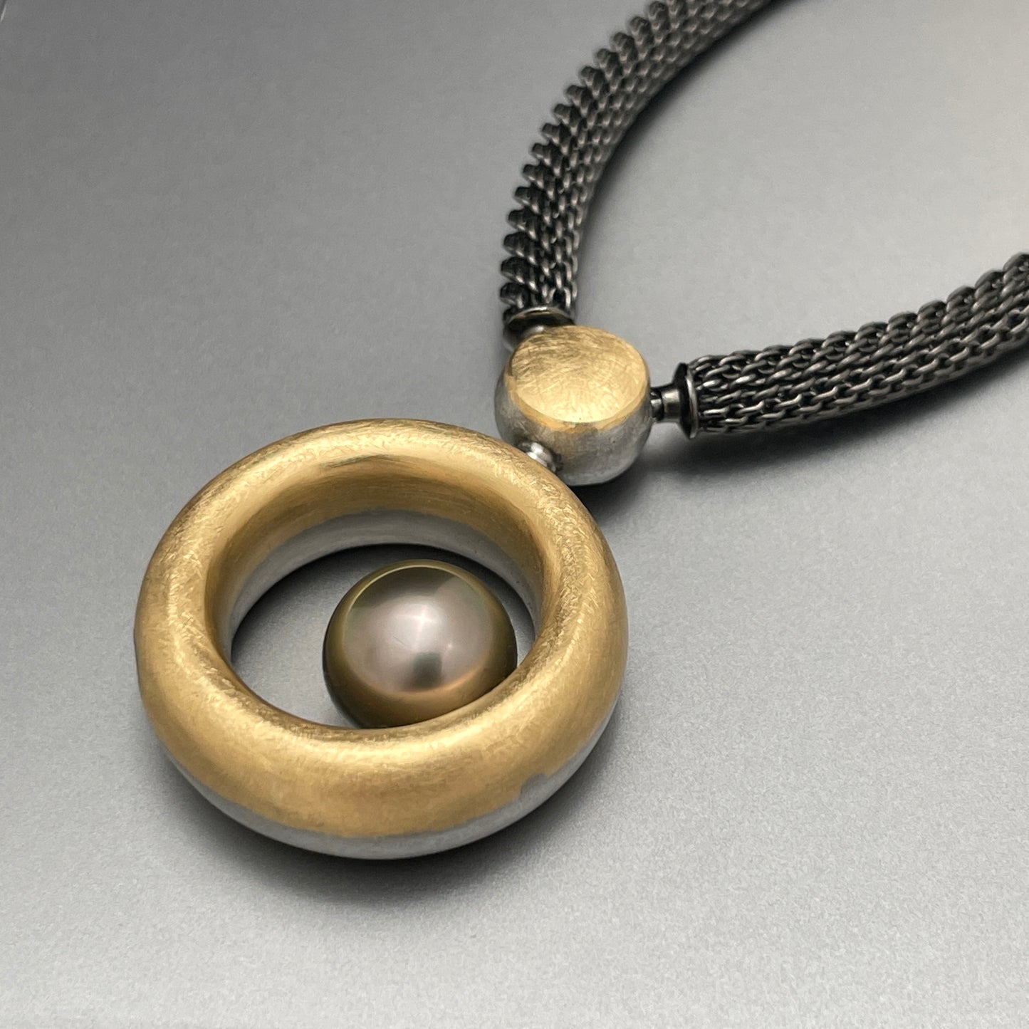 18K Gold & Stainless (Reversible) Tahitian Pearl Vario Clasp