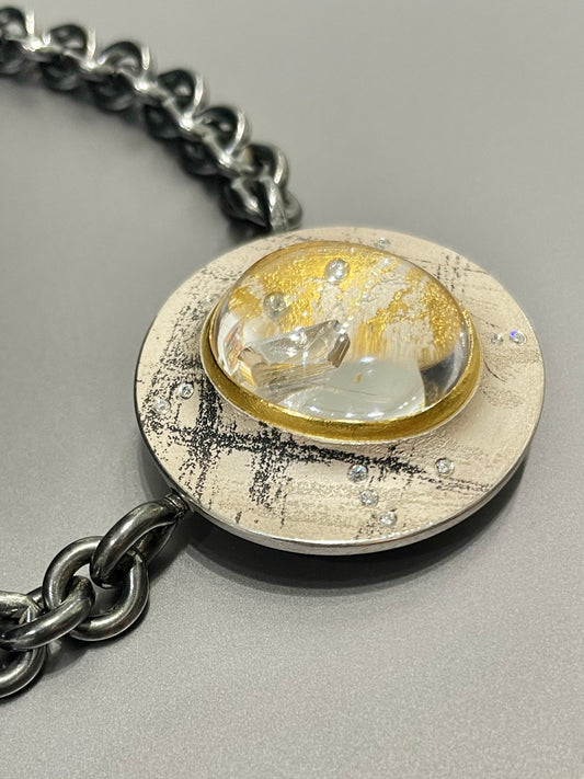 Rock Crystal Vario Clasp and Pendant by Atelier Zobel