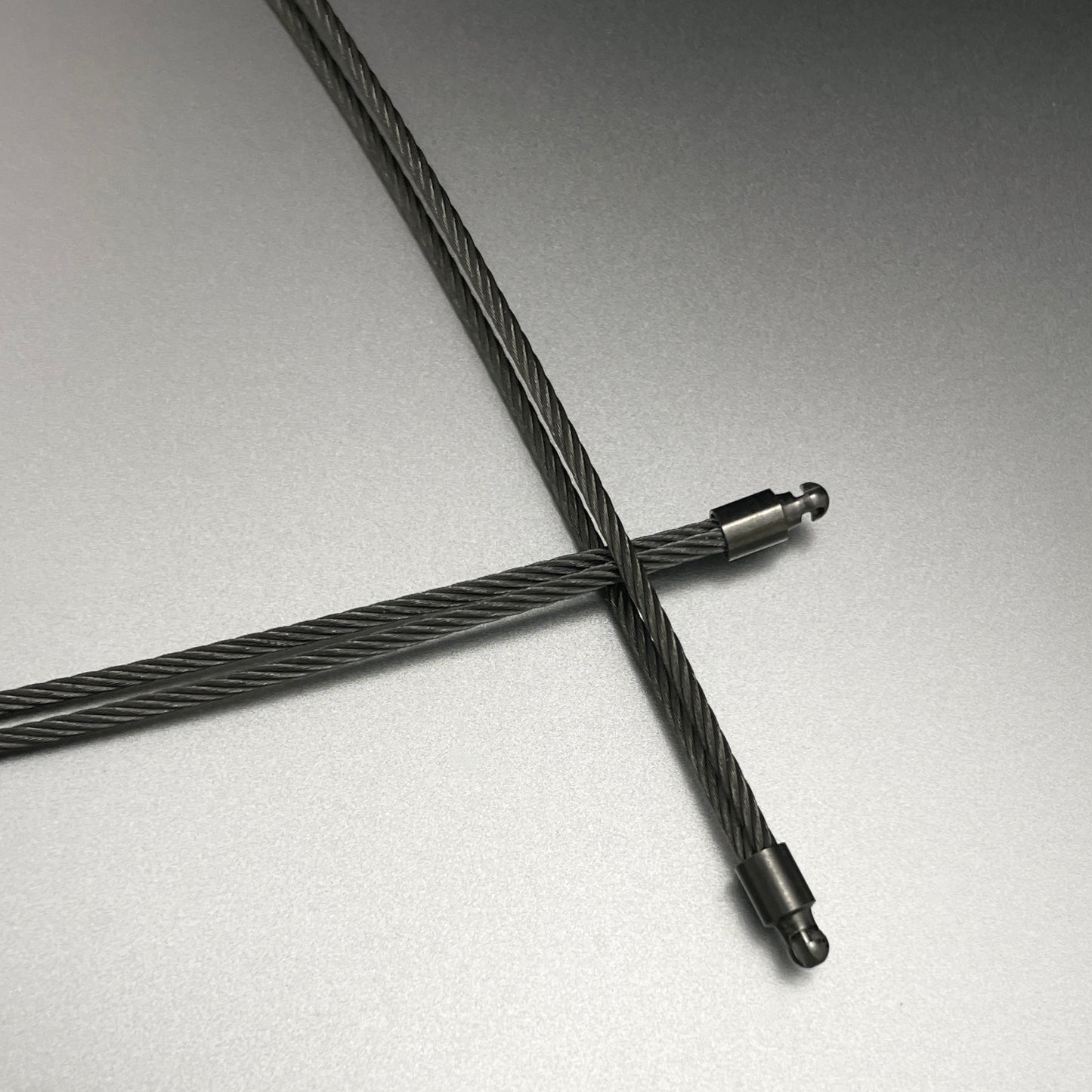2-Strand Anthracite Wire Neck Cord for Vario System, 17.5"