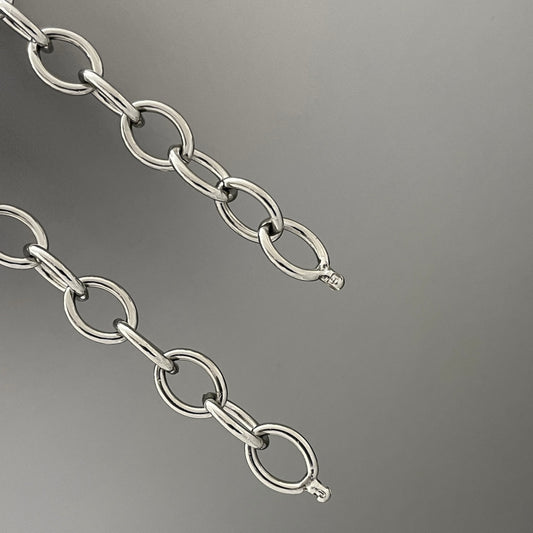 9mm Polished Stainless Anchor Chain For Vario System, 19.5"