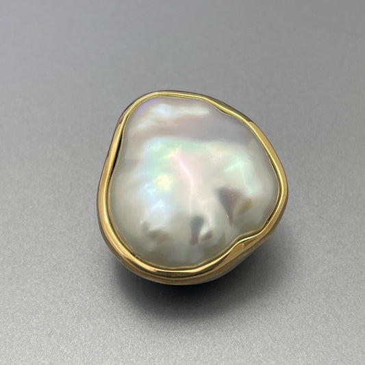 Freshwater Pearl, 18K gold & Stainless Steel Vario Clasp