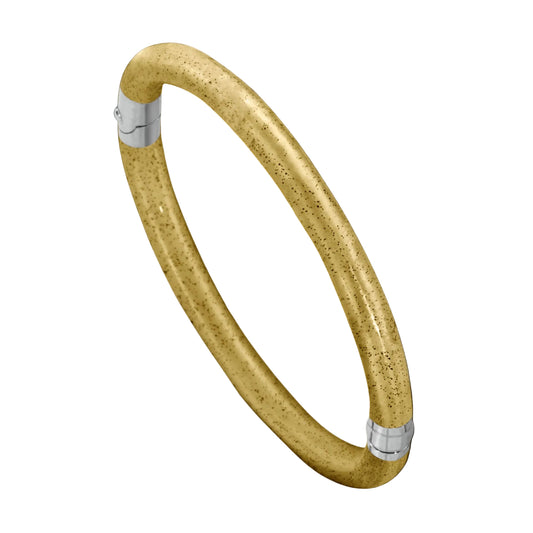 SOHO 5mm Sterling Silver and Gold Enamel Bracelet