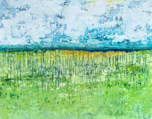 A Sea of Grass and Clouds