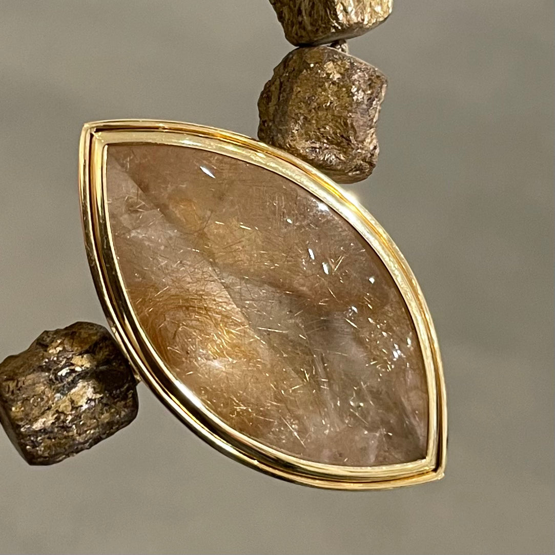 Rutilated Quartz Vario Clasp