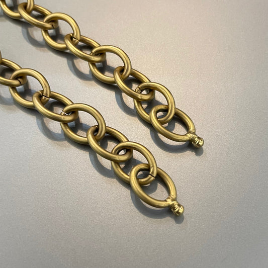 9mm Matte Gold Anchor Chain For Vario System, 18"