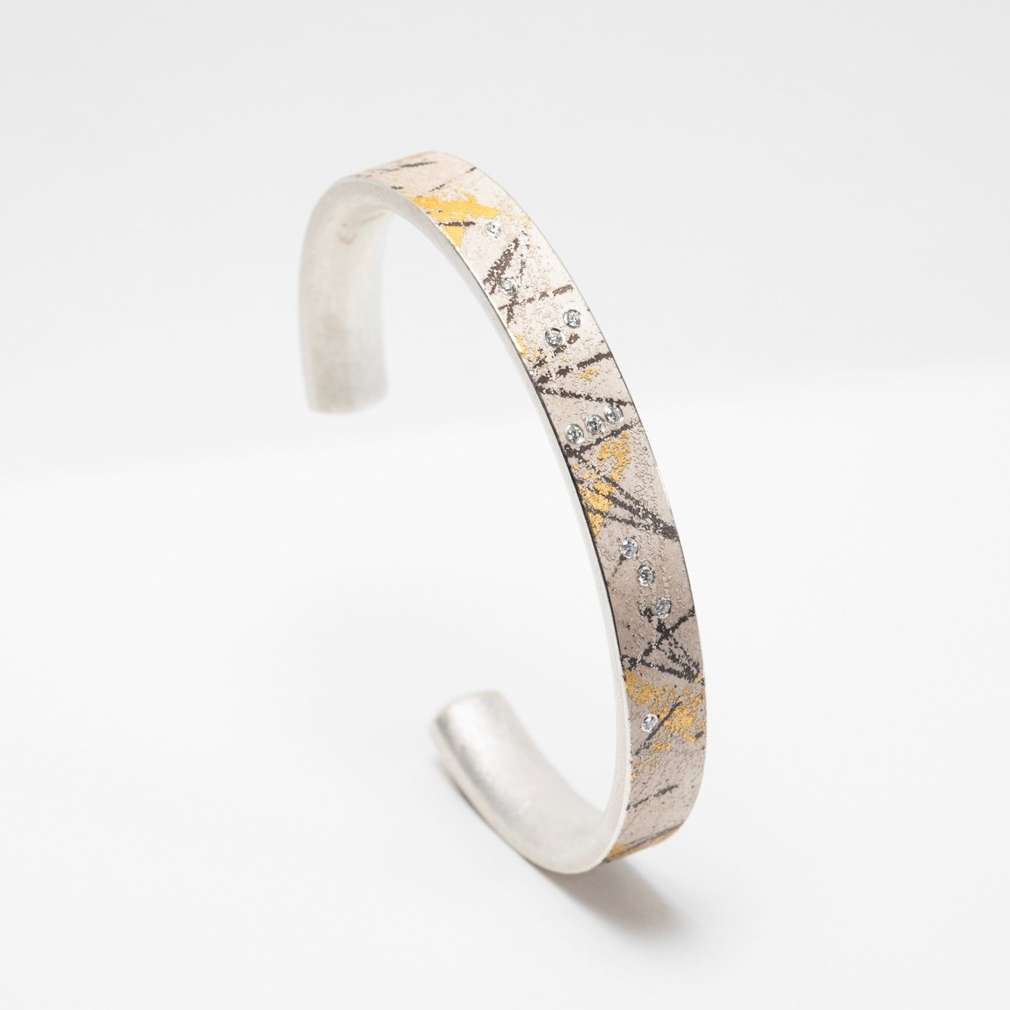 Narrow Abstract Cuff by Atelier Zobel