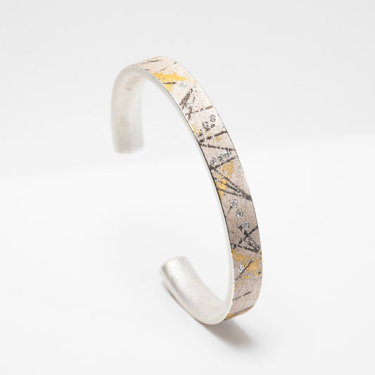 Narrow Abstract Cuff by Atelier Zobel