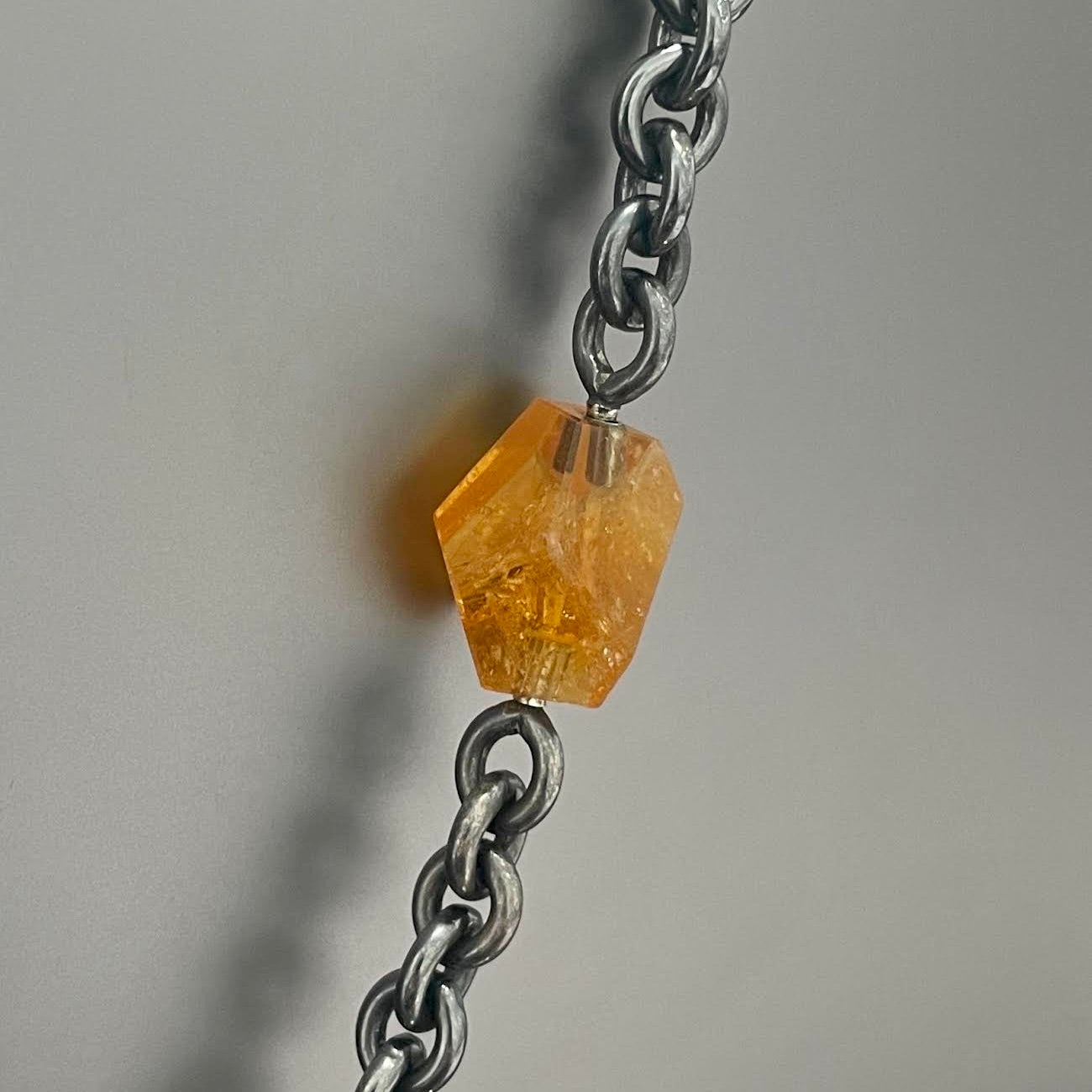 Faceted Amber Vario Clasp