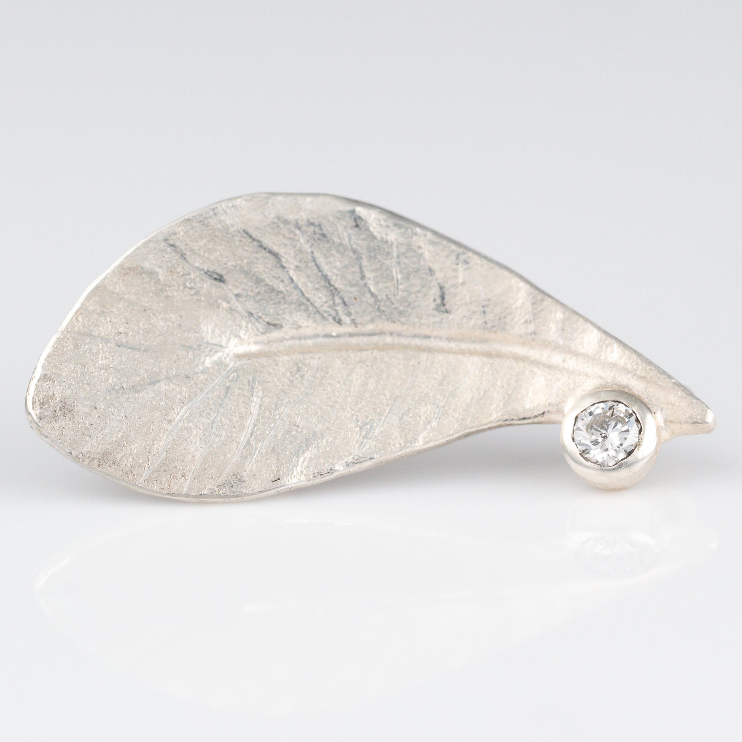 Sterling Silver Blueberry Leaf EarClimbers