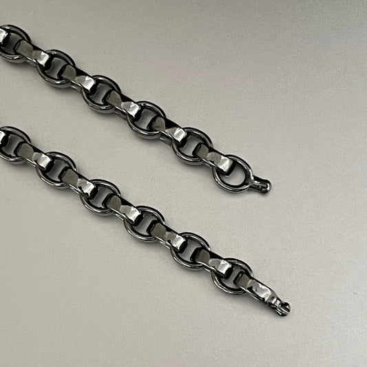 Flat Anchor Chain in Polished Anthracite for Vario System, 17.75"