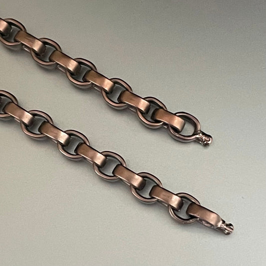 5.6mm Flat Anchor Chain in Matte Bronze for Vario System, 16.5"