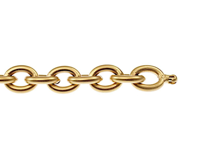 7.5mm Matte Gold Anchor Chain For Vario System, 16"